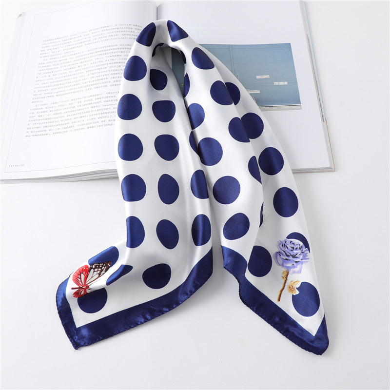 Women's New Small Square Retro Cashew Professional Scarf Women's New Small Square Retro Cashew Professional Scarf